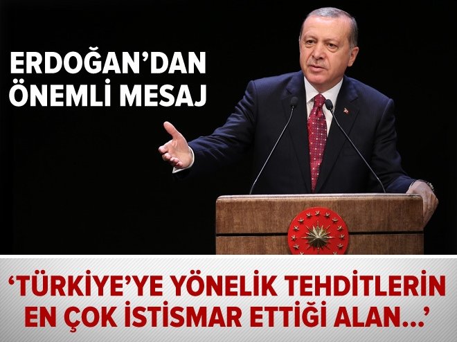 'Türkiye'ye yönelik tehditlerin en çok istismar ettiği alan...'