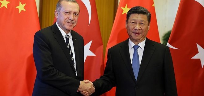 ERDOĞAN, ÇİN DEVLET BAŞKANI İLE GÖRÜŞTÜ