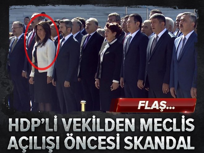 Meclis açılışı öncesi HDP'li vekilden skandal