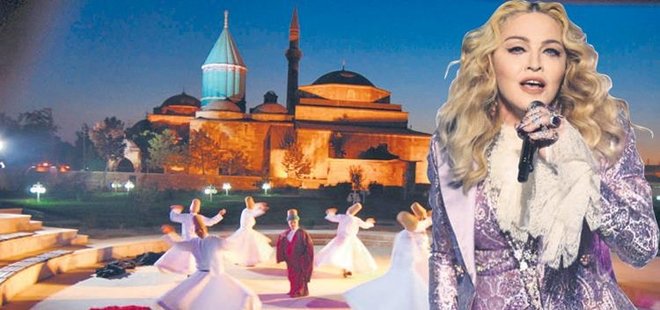 MADONNA, MEVLANA’YA GELİYOR
