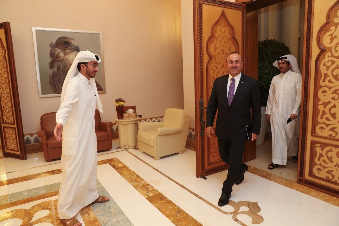 Mevlüt Çavuşoğlu ve Nihat Zeybekci Katar'da