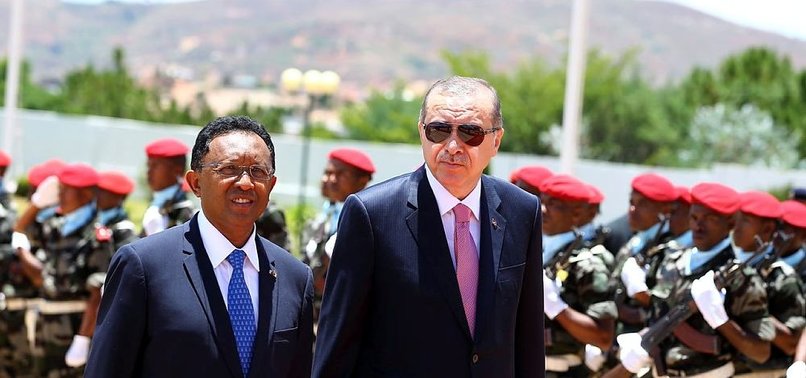 ERDOĞAN, MADAGASKAR'DA BÖYLE KARŞILANDI