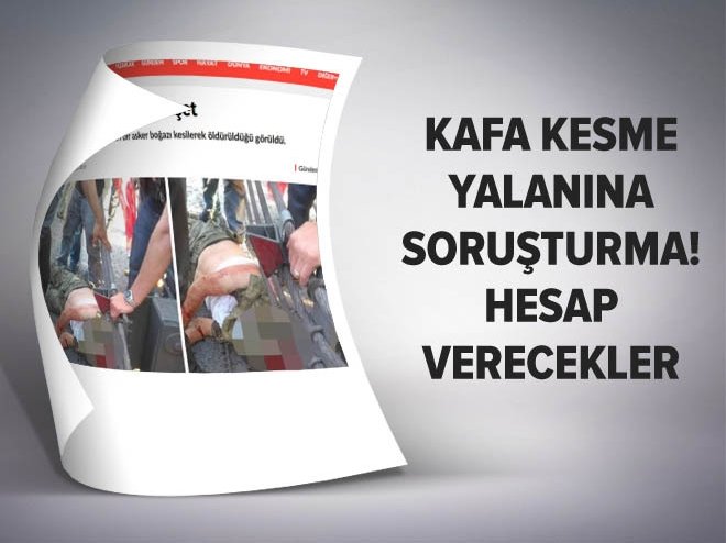 Sözcü'nün boğaz kesme yalanına soruşturma!