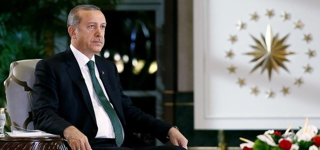 CUMHURBAŞKANI ERDOĞAN'A UÇAKTA BRİFİNG