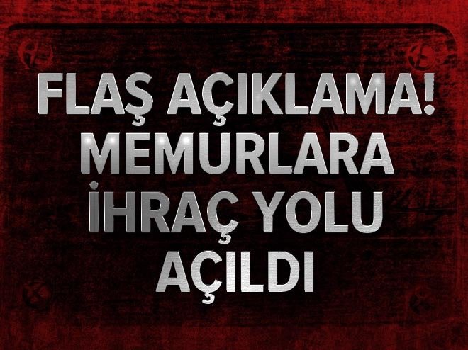 Kurtulmuş açıkladı! Memurlara ihraç yolu açıldı