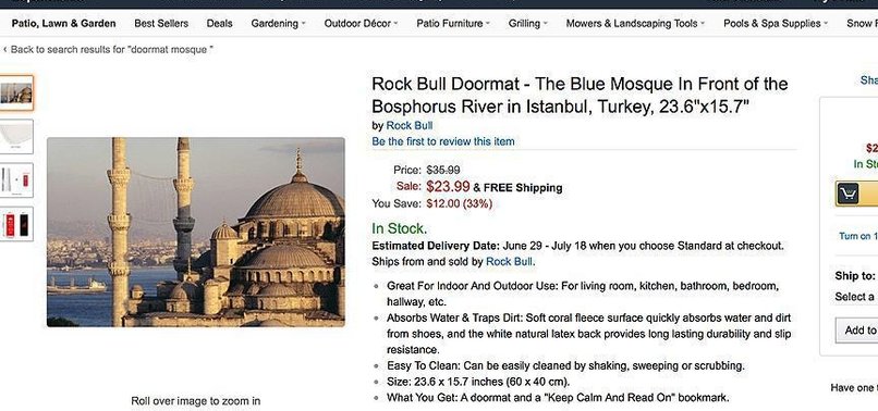 AMAZON, MÜSLÜMANLARIN KUTSALLARINI 'PASPAS' ETTİ