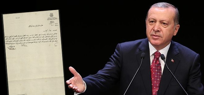 ERDOĞAN AÇIKLAMIŞTI! İŞTE O BELGE