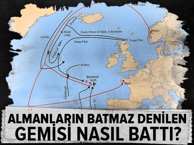 Almanlarin Batmaz Denilen Gemisi Nasil Batti Sanal Basin