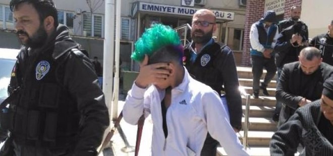 YEŞİL SAÇLI KIZ’A UYUŞTURUCU GÖZALTISI