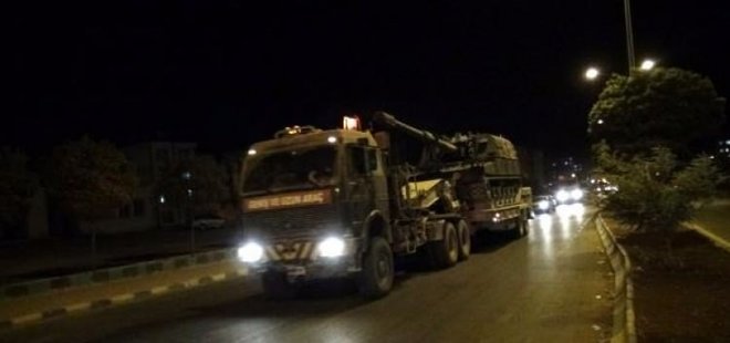 SURİYE SINIRINA ASKERİ SEVKİYAT 