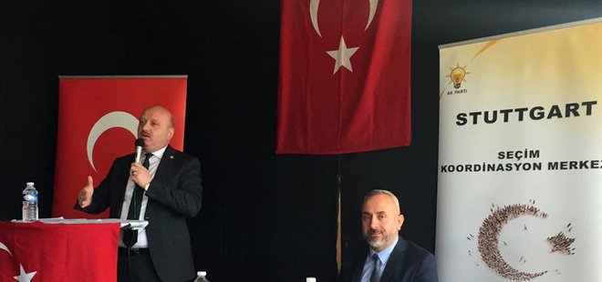AK PARTİLİ VEKİL ALMANYA'NIN YASAĞINI DELDİ
