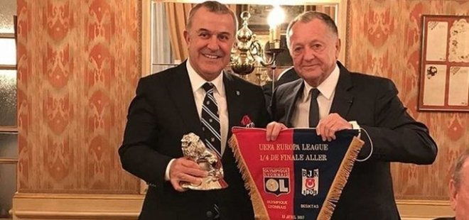LYON'DAN BEŞİKTAŞ'A DOSTLUK YEMEĞİ