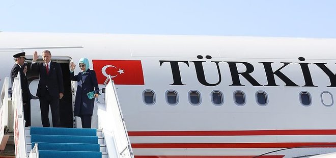 CUMHURBAŞKANI ERDOĞAN RUSYA'YA GİTTİ