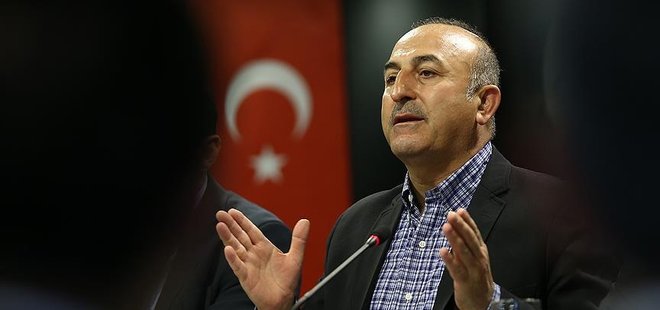 DIŞİŞLERİ BAKANI ÇAVUŞOĞLU: BAŞÖRTÜLÜ KIZLARIMIZIN BAŞÖRTÜSÜNÜ ZORLA ÇIKARMIŞLAR