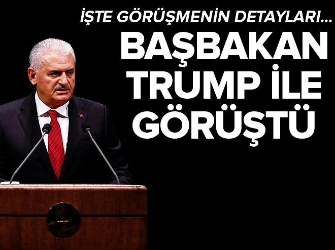 Binali Yıldırım, Donald Trump ile görüştü