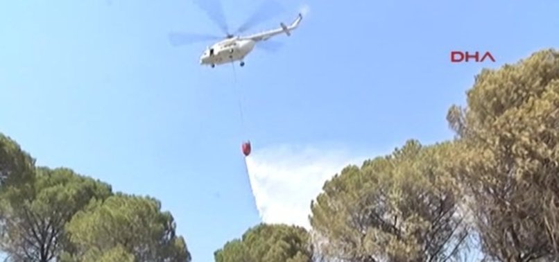 ANTALYA'DAKİ KORKUTAN YANGIN SÖNDÜRÜLDÜ