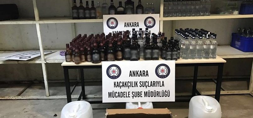 ANKARA'DA SAHTE İÇKİ OPERASYONU
