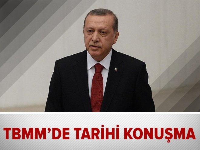 Erdoğan'dan TBMM'de tarihi konuşma!
