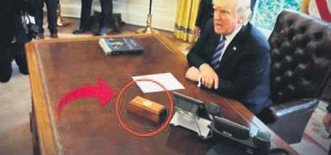 TRUMP'UN MASASINDAKİ BUTON NE İŞE YARIYOR?