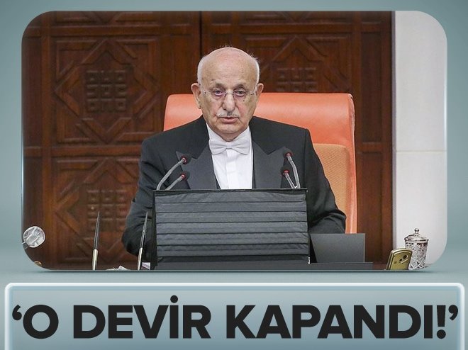 'O devir kapandı!'