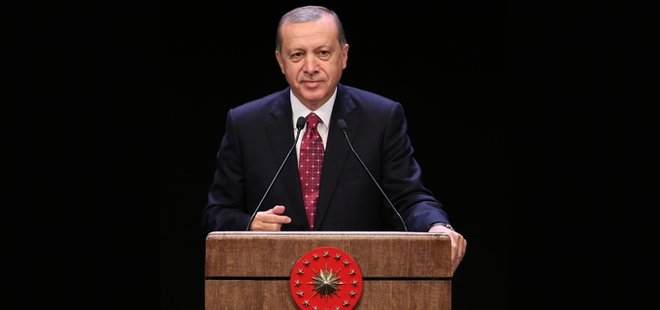 CUMHURBAŞKANI ERDOĞAN'DAN KUTLAMA