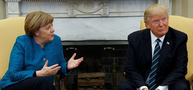 TRUMP, MERKEL'İN ELİNİ NEDEN SIKMADI?