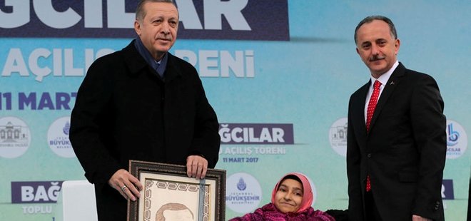 ERDOĞAN'A ANLAMLI HEDİYE