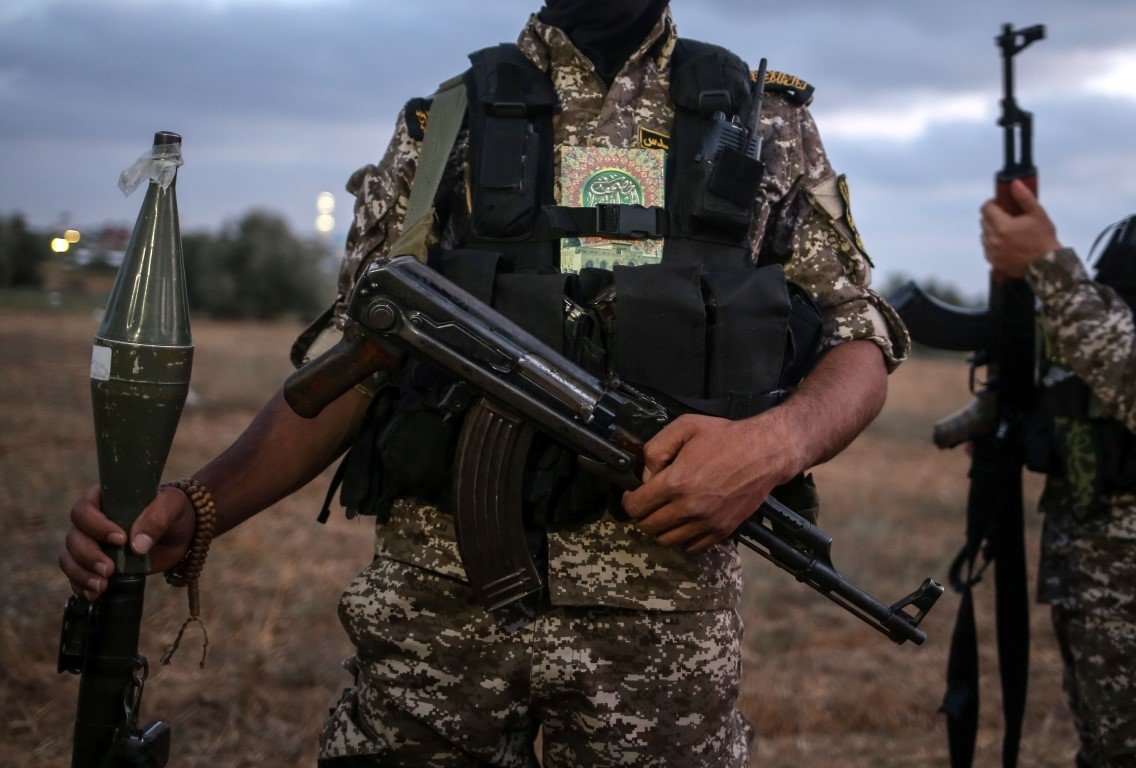 Gazze'de sınır koruyucularının nöbeti