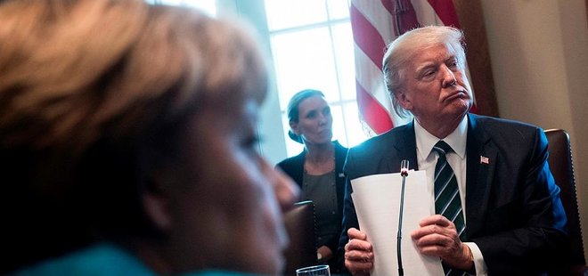 TRUMP’TAN MERKEL’E TÜRKİYE TOKADI
