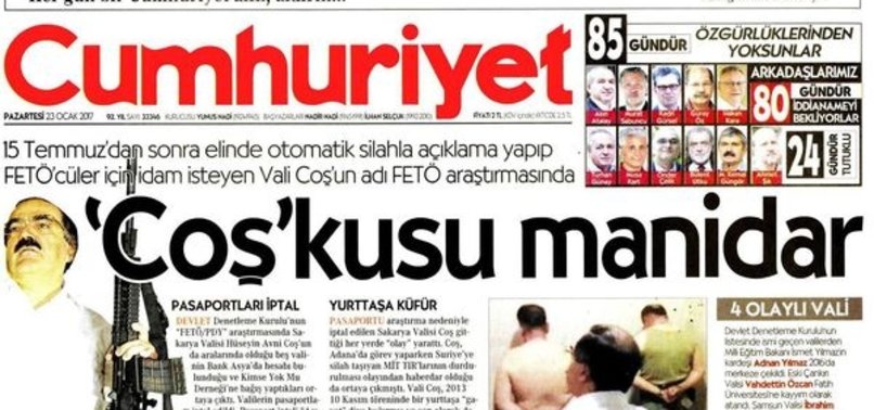 CUMHURİYET'TEN YİNE YALAN HABER