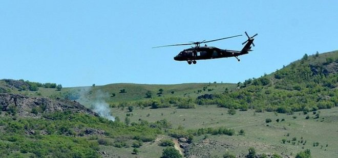 PKK'LI TERÖRİSTLERE HAVA DESTEKLİ OPERASYON
