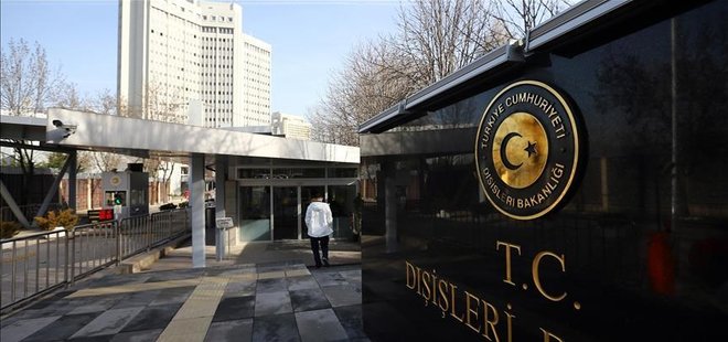 DIŞİŞLERİ BAKANLIĞI'NDAN ALMANYA'YA KINAMA