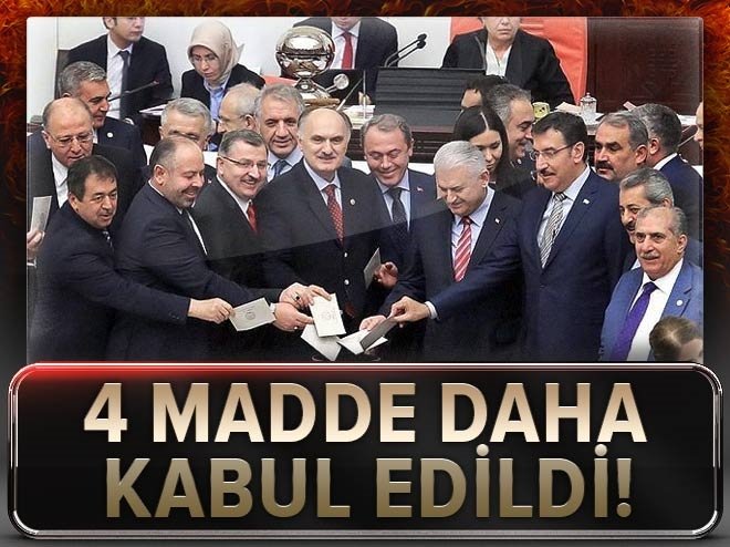 8,9,10 ve 11'inci maddeler kabul edildi