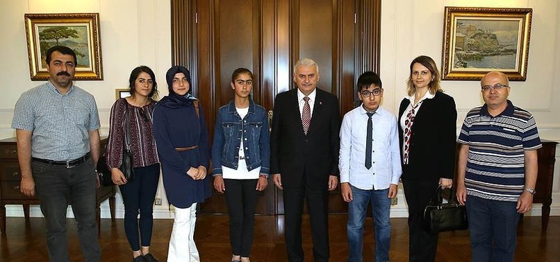 YILDIRIM, TEOG ŞAMPİYONLARINI KABUL ETTİ