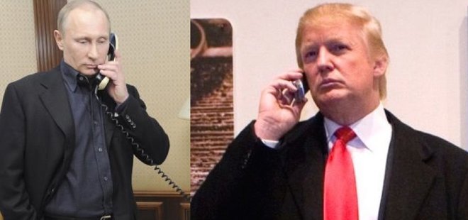 PUTİN VE TRUMP TELEFONDA GÖRÜŞTÜ
