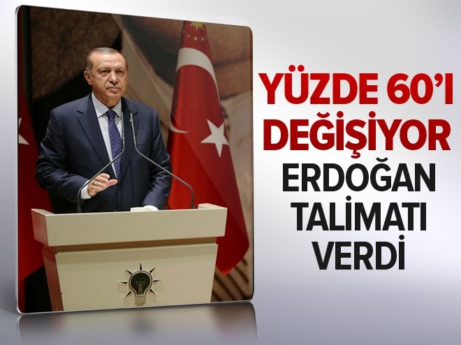 AK Parti'de teşkilatların yüzde 60'ı değişecek