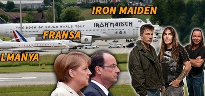MERKEL VE HOLLANDE, IRON MAİDEN'IN YANINDA CÜCE KALDI