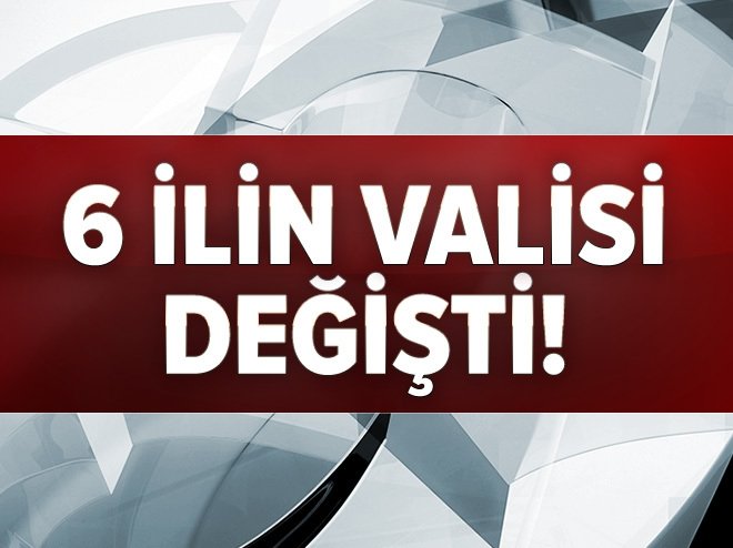 Valiler ve emniyet müdürleri kararnamesi yayımlandı