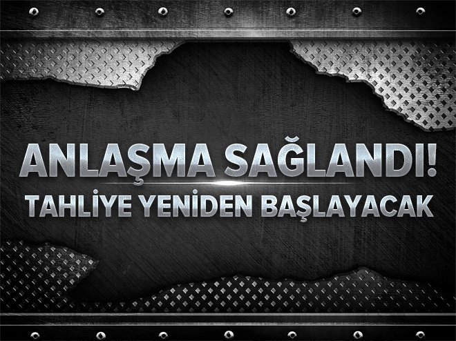 Halep'te sivillerin tahliyesine yeniden başlanacak