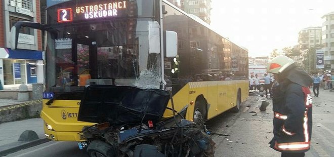 KADIKÖY'DE FECİ KAZA: ÖLÜ VE YARALILAR VAR!