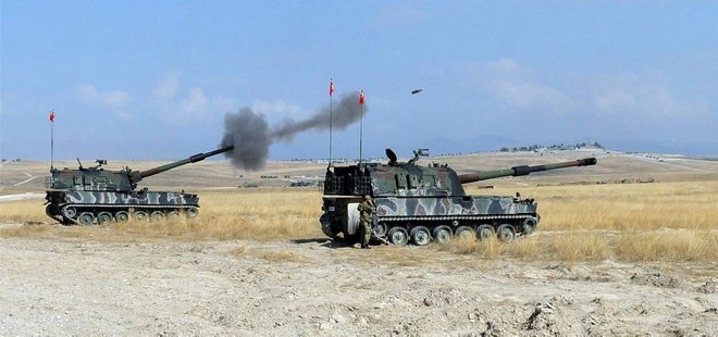 TSK SURİYE'DEKİ PYD MEVZİLERİNİ VURDU