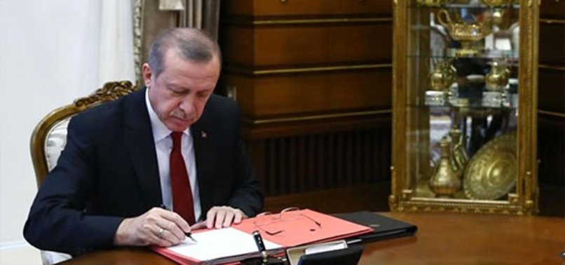 CUMHURBAŞKANI ERDOĞAN'DAN KANUN ONAYI